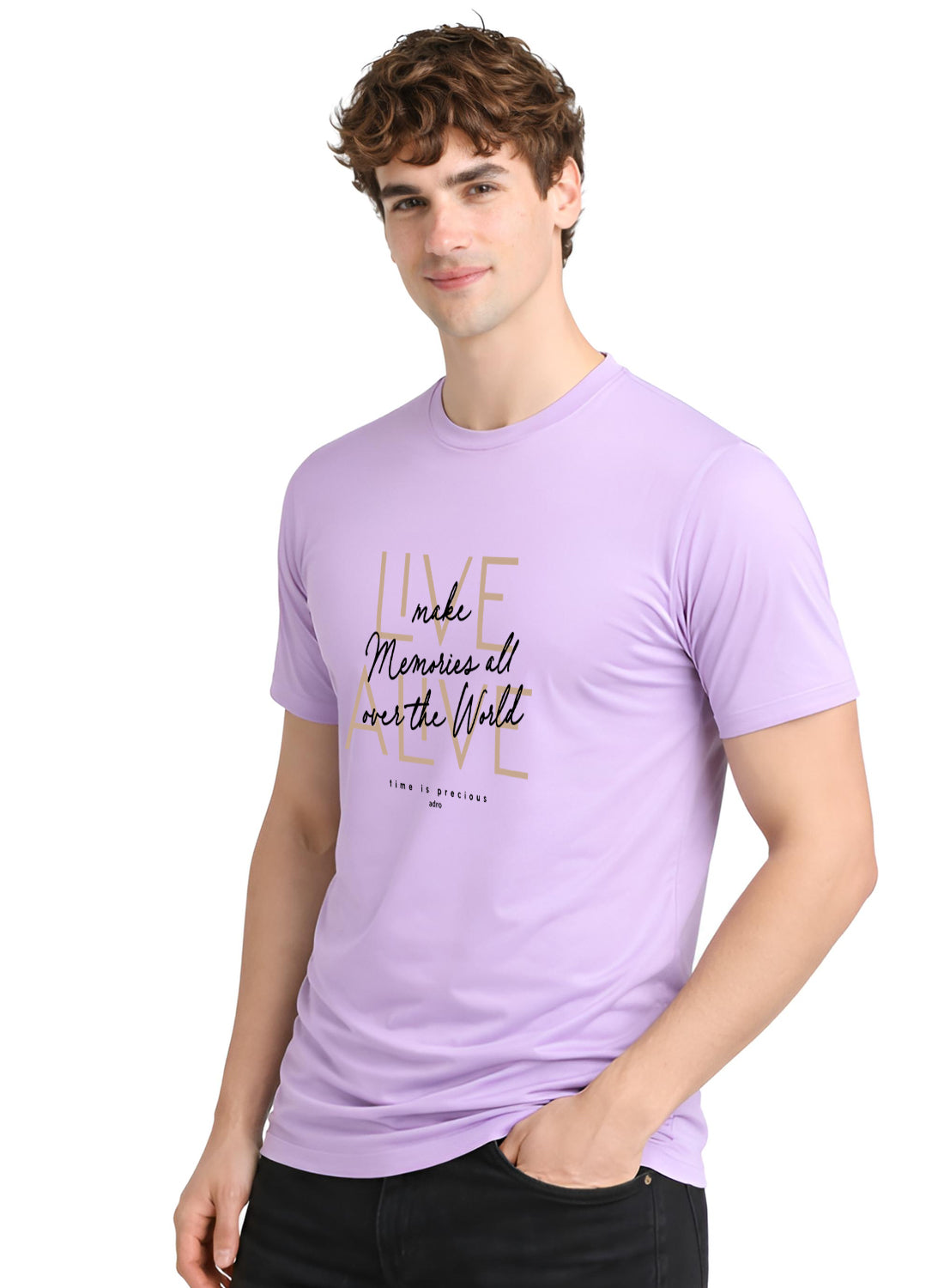 ADRO Printed Tshirt for Men | Cotton Printed T-shirt | Regular Fit Casual Mens T-Shirts | Premium Summer Tshirts