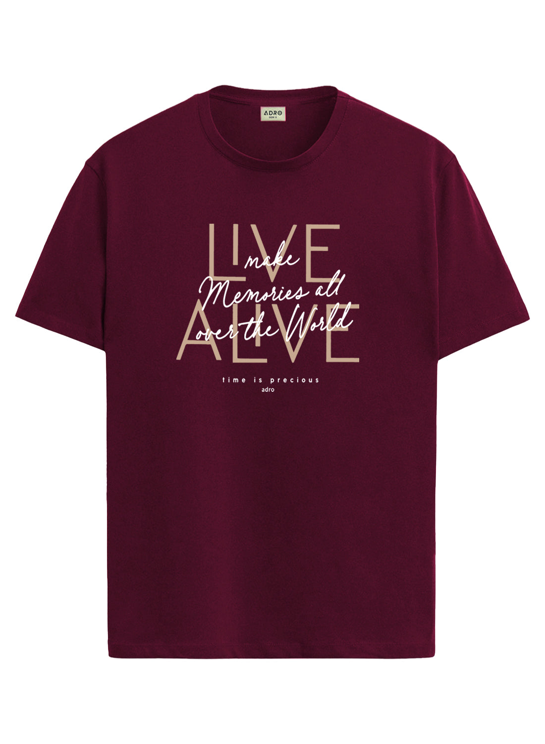 ADRO Printed Tshirt for Men | Cotton Printed T-shirt | Regular Fit Casual Mens T-Shirts | Premium Summer Tshirts