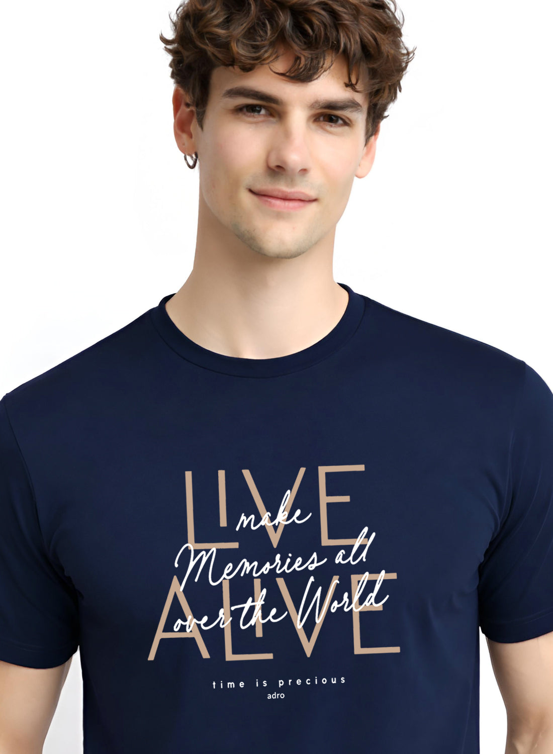 ADRO Printed Tshirt for Men | Cotton Printed T-shirt | Regular Fit Casual Mens T-Shirts | Premium Summer Tshirts