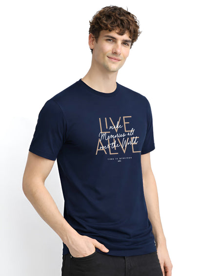 ADRO Printed Tshirt for Men | Cotton Printed T-shirt | Regular Fit Casual Mens T-Shirts | Premium Summer Tshirts