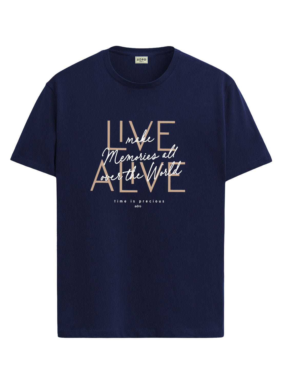 ADRO Printed Tshirt for Men | Cotton Printed T-shirt | Regular Fit Casual Mens T-Shirts | Premium Summer Tshirts