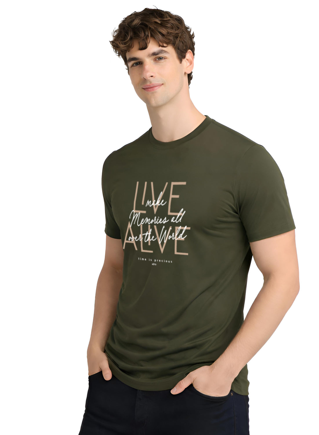 ADRO Printed Tshirt for Men | Cotton Printed T-shirt | Regular Fit Casual Mens T-Shirts | Premium Summer Tshirts