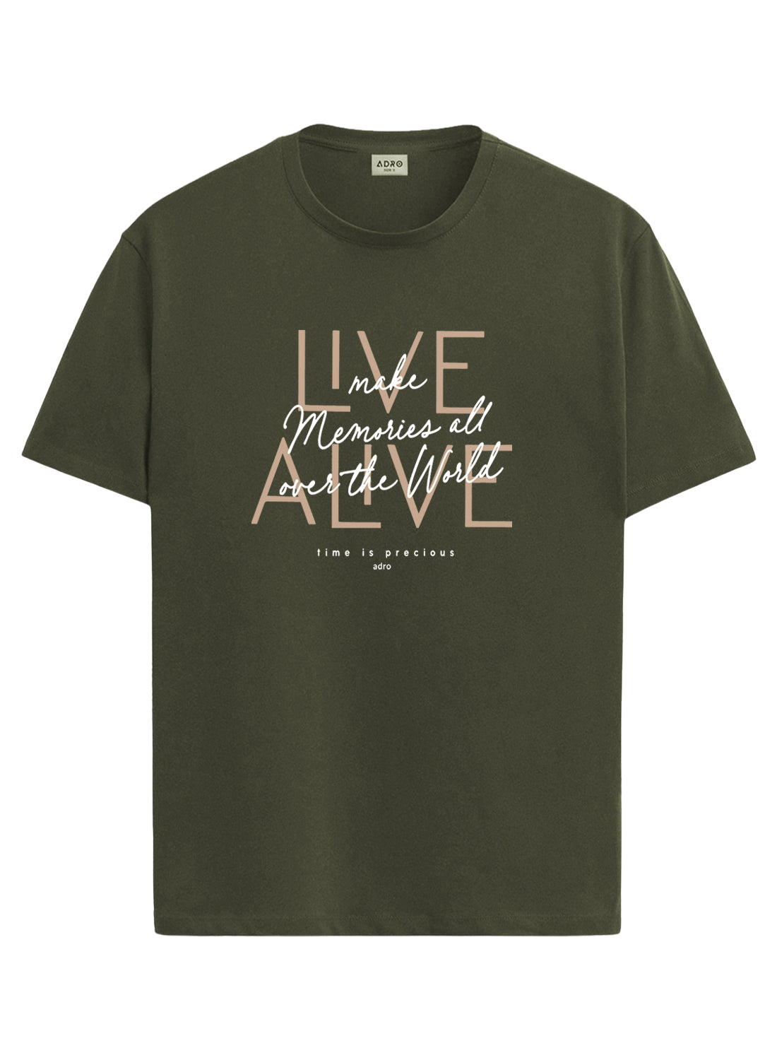 ADRO Printed Tshirt for Men | Cotton Printed T-shirt | Regular Fit Casual Mens T-Shirts | Premium Summer Tshirts