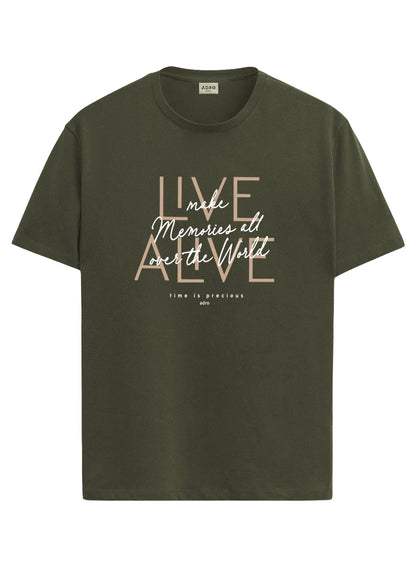 ADRO Printed Tshirt for Men | Cotton Printed T-shirt | Regular Fit Casual Mens T-Shirts | Premium Summer Tshirts