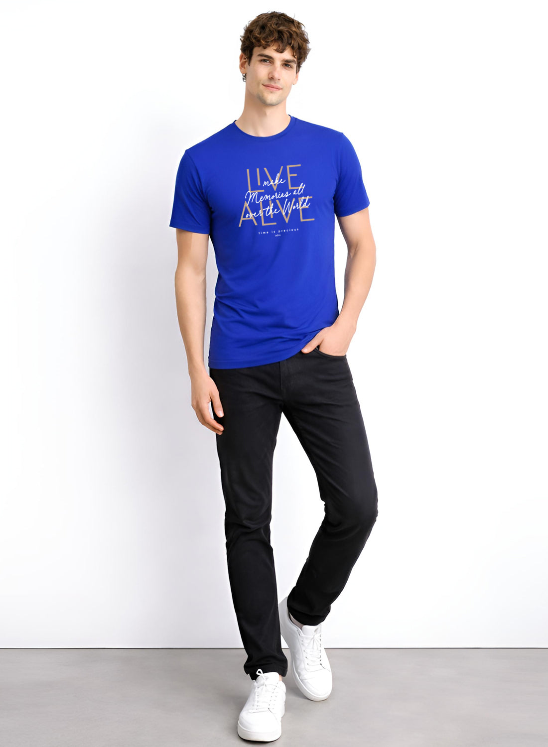 ADRO Printed Tshirt for Men | Cotton Printed T-shirt | Regular Fit Casual Mens T-Shirts | Premium Summer Tshirts