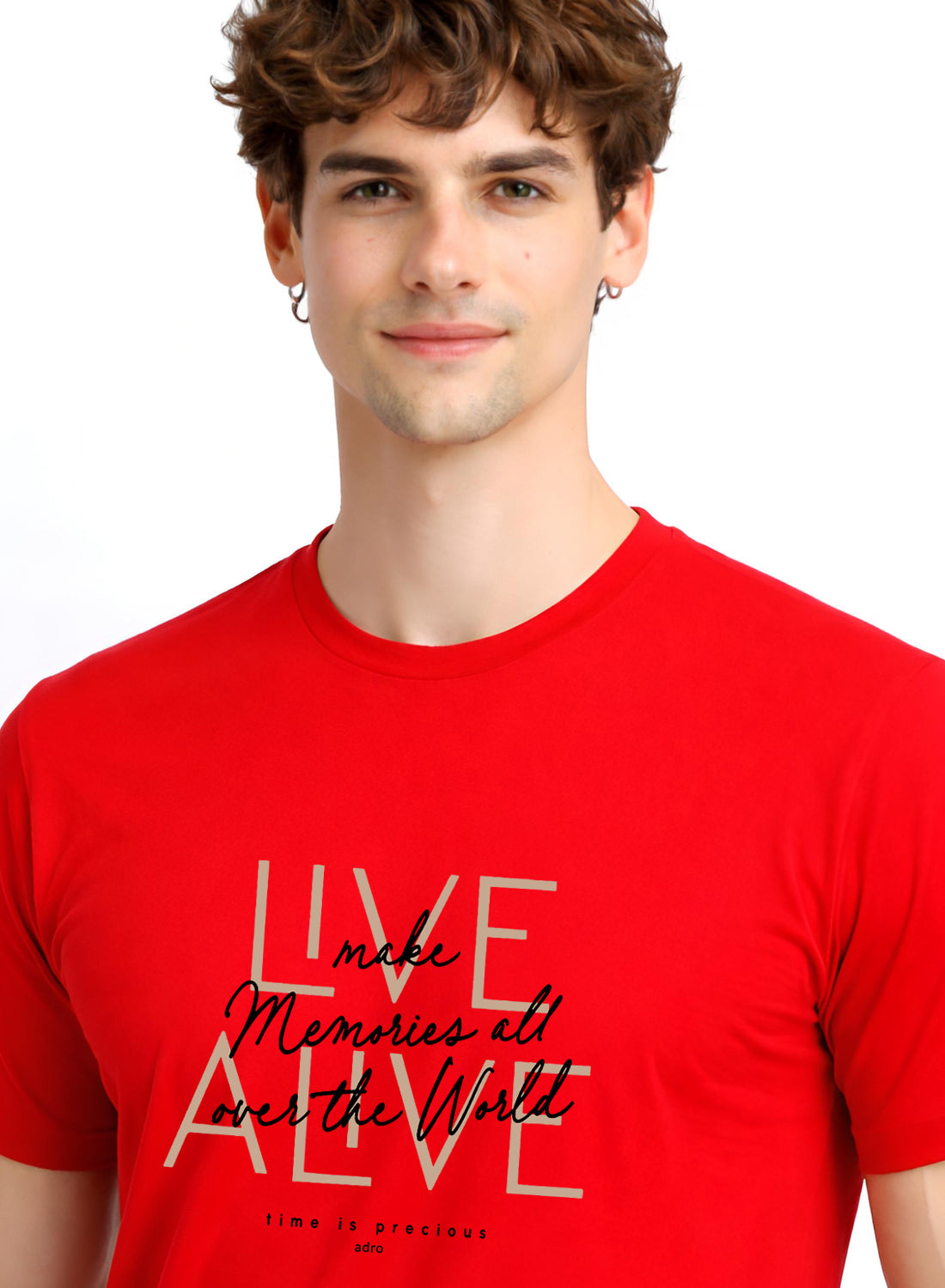 ADRO Printed Tshirt for Men | Cotton Printed T-shirt | Regular Fit Casual Mens T-Shirts | Premium Summer Tshirts