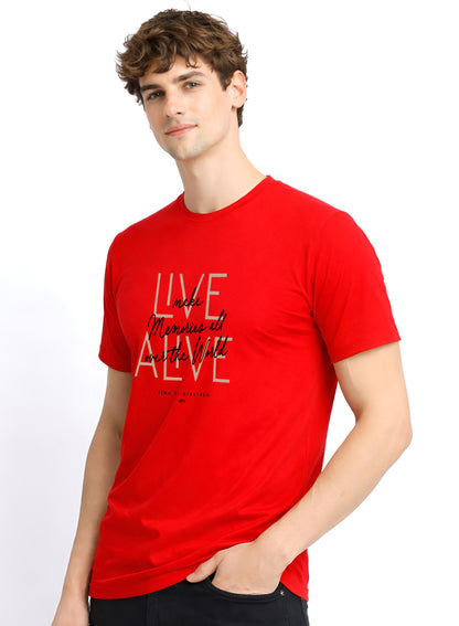 ADRO Printed Tshirt for Men | Cotton Printed T-shirt | Regular Fit Casual Mens T-Shirts | Premium Summer Tshirts