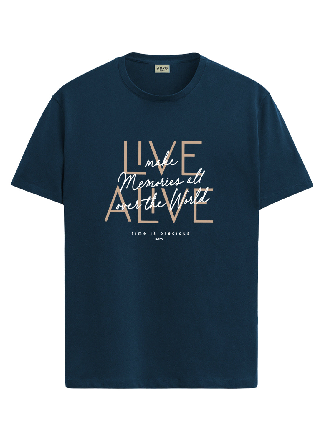 ADRO Printed Tshirt for Men | Cotton Printed T-shirt | Regular Fit Casual Mens T-Shirts | Premium Summer Tshirts