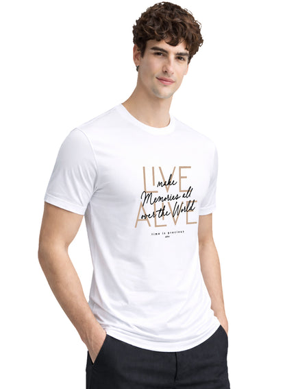 ADRO Printed Tshirt for Men | Cotton Printed T-shirt | Regular Fit Casual Mens T-Shirts | Premium Summer Tshirts