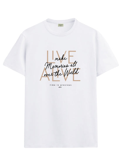 ADRO Printed Tshirt for Men | Cotton Printed T-shirt | Regular Fit Casual Mens T-Shirts | Premium Summer Tshirts