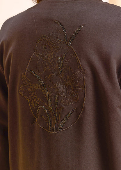 iCotton Embroidered Zipper Jacket