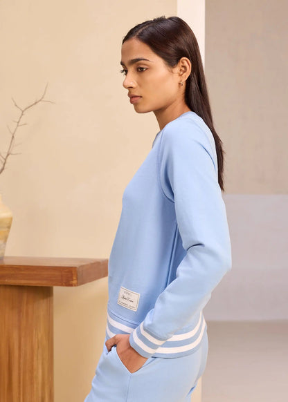 Yarn Dyed Rib iCotton Sweatshirt Alonge