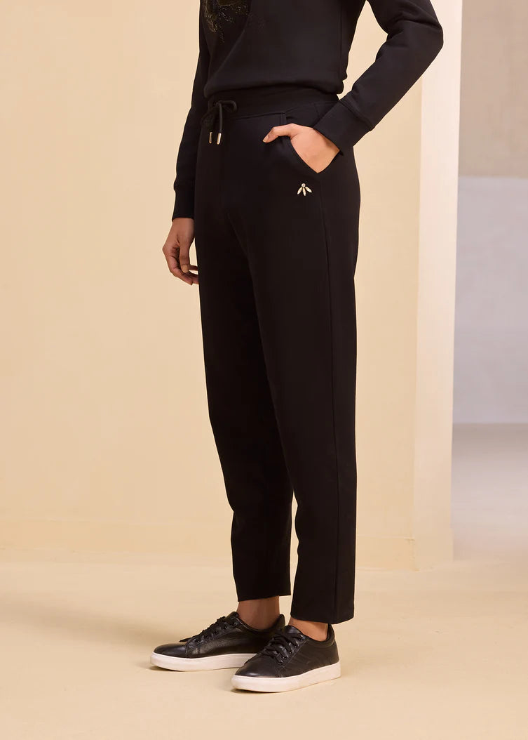 iCotton Rhinestone Tapered Pants