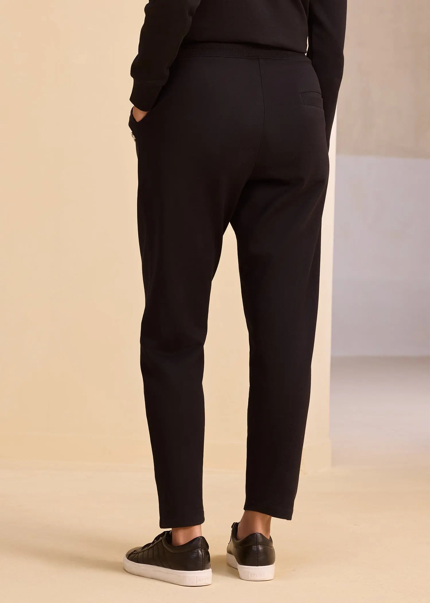iCotton Rhinestone Tapered Pants Alonge
