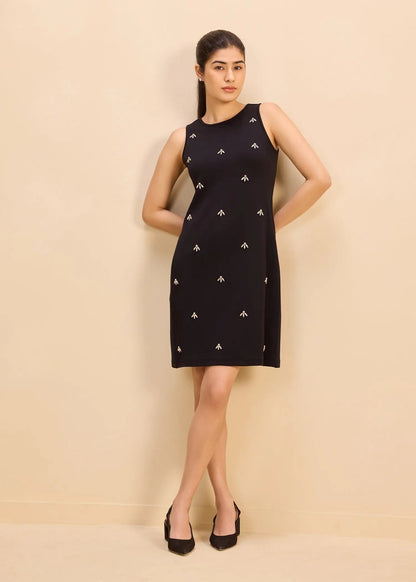 iCotton Rhinestone Shift Dress Alonge