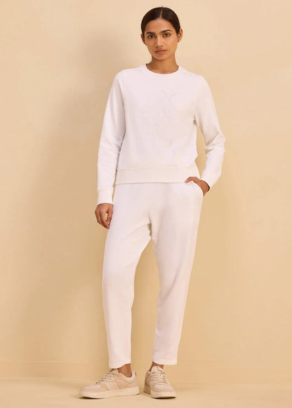 Crafted Floral iCotton Sweatshirt Alonge