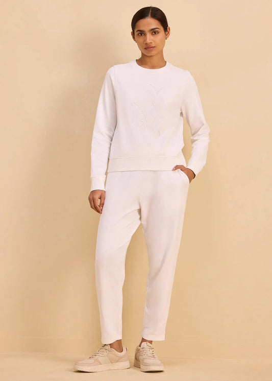 Crafted Floral iCotton Sweatshirt Alonge