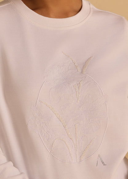 Crafted Floral iCotton Sweatshirt