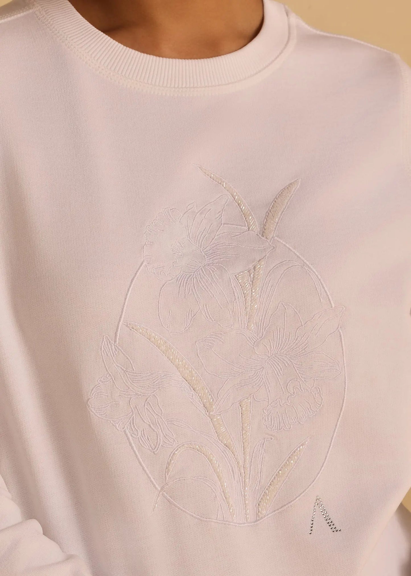 Crafted Floral iCotton Sweatshirt Alonge