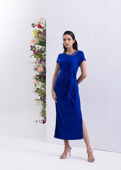 iCotton Eye Catcher Drape Dress Alonge
