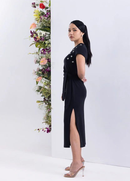 iCotton Eye Catcher Drape Dress Alonge