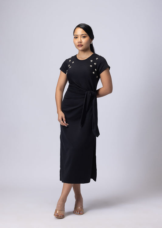 iCotton Eye Catcher Drape Dress