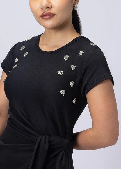 iCotton Eye Catcher Drape Dress Alonge