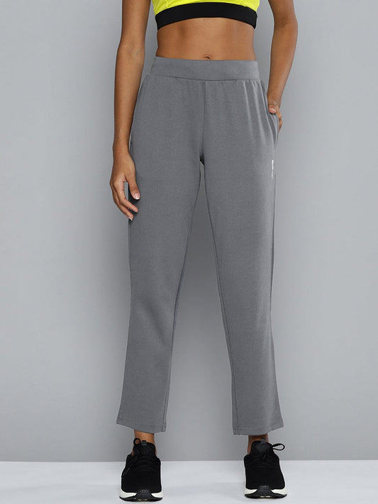 ALCIS Women Grey Solid Track Pants
