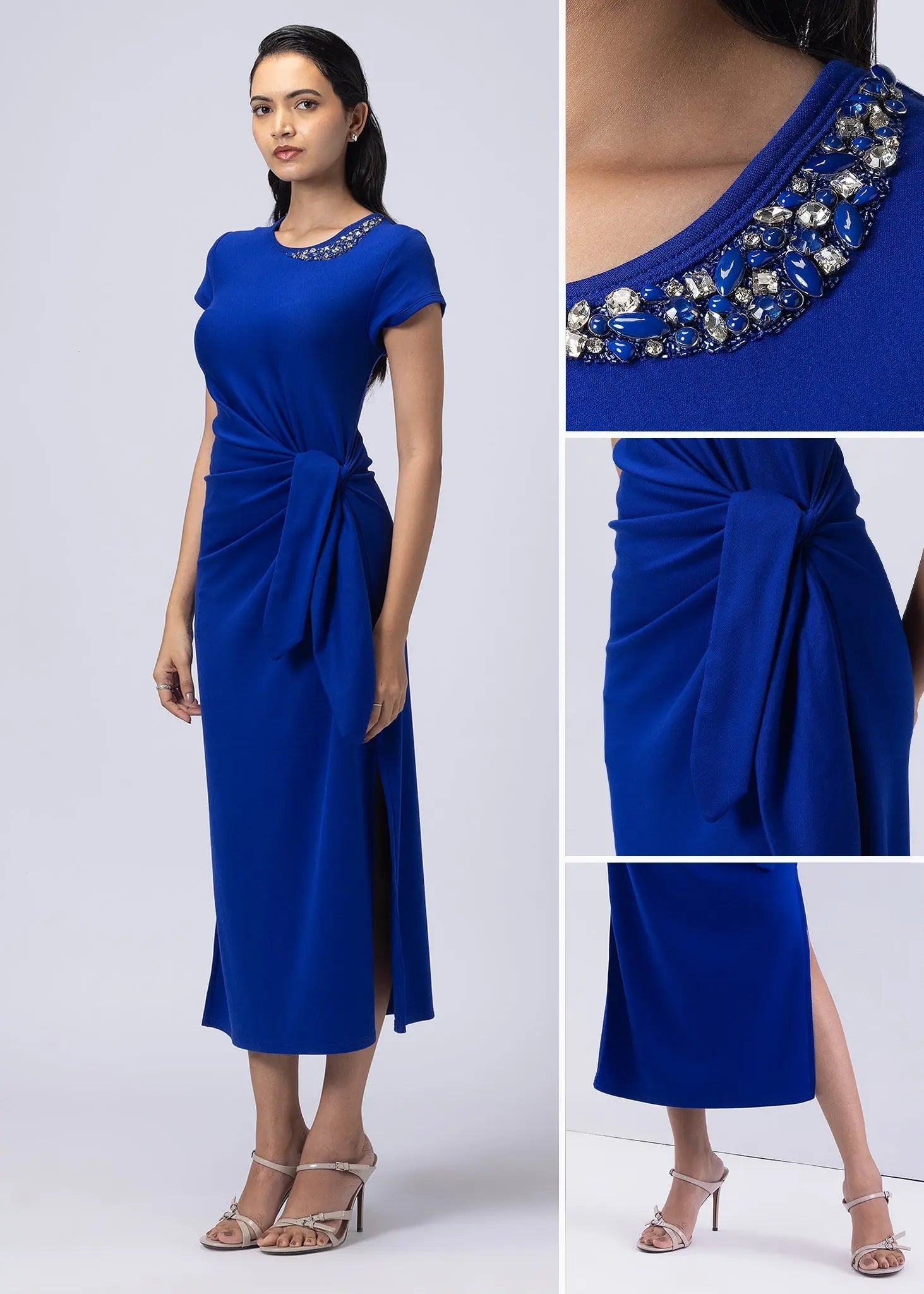 iCotton Eye Catcher Drape Dress Alonge