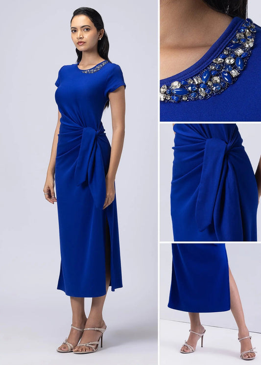 iCotton Eye Catcher Drape Dress Alonge