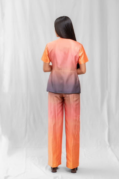 Coral Ombre Waistcoat