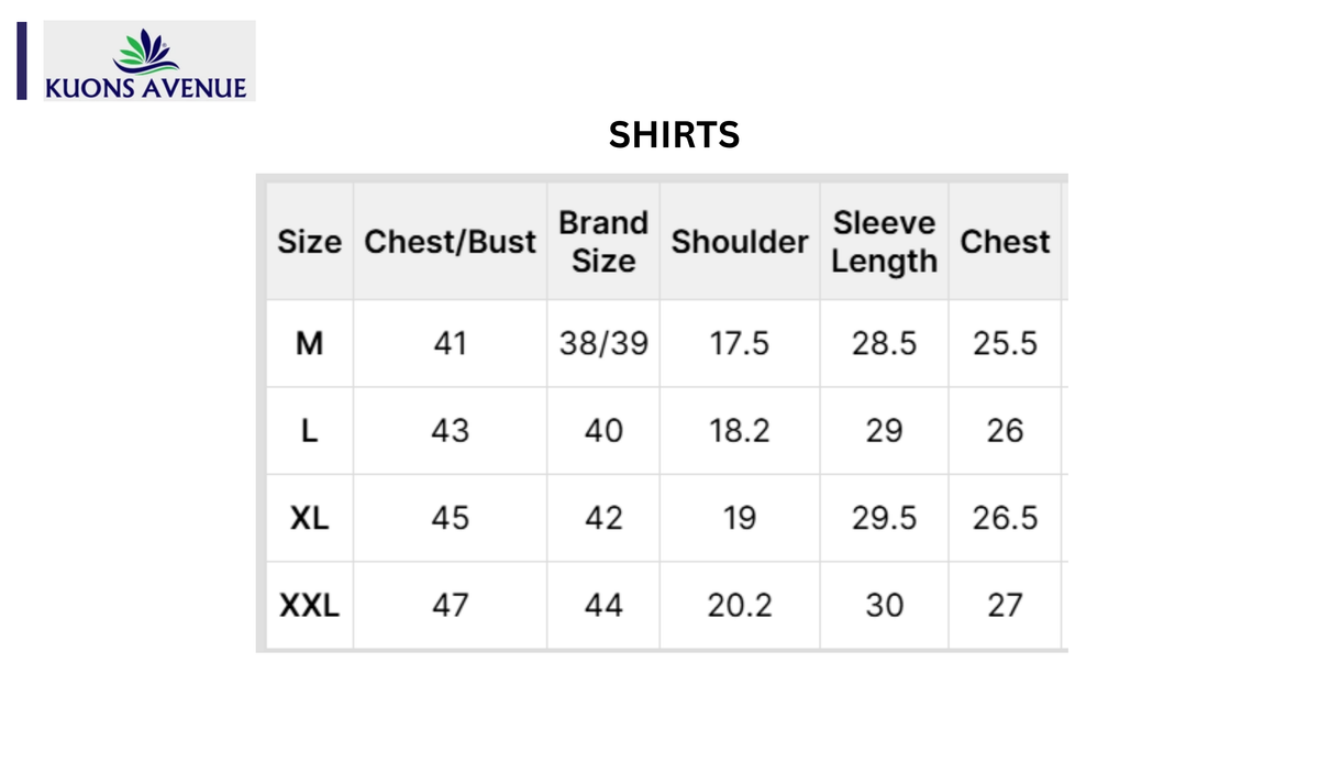 Size guide