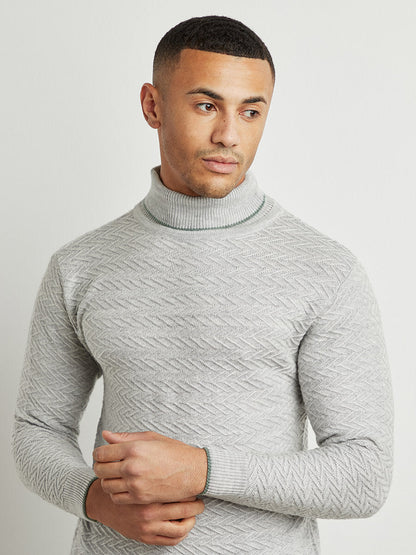 Solid Turtle Neck Sweater