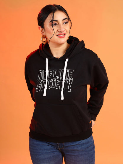Printed Hooded Sweatshirt