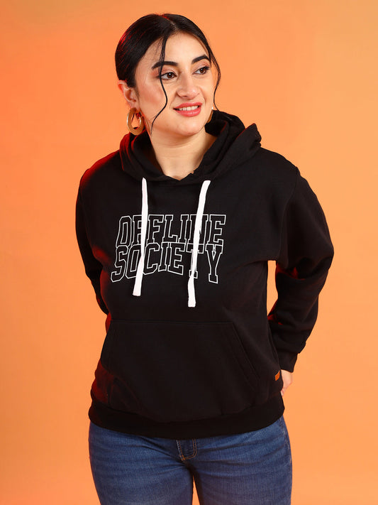 Printed Hooded Sweatshirt
