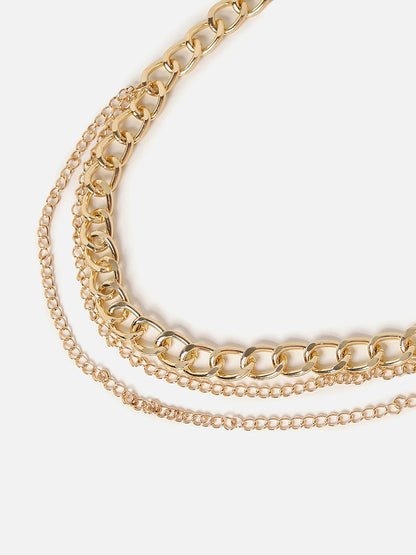 GOLD CHAIN SOLID WAIST BELT