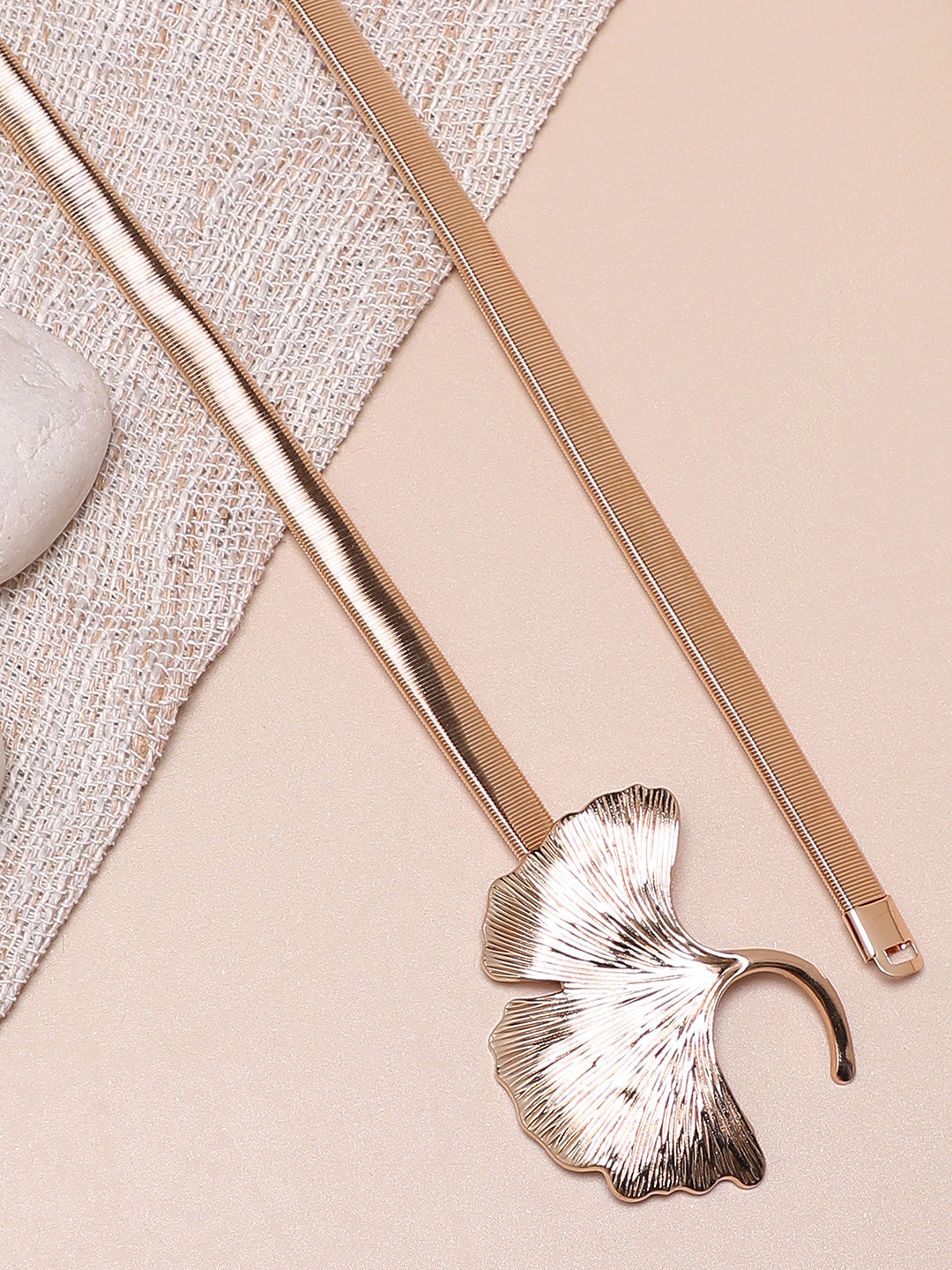 Gold Solid Waist Belt