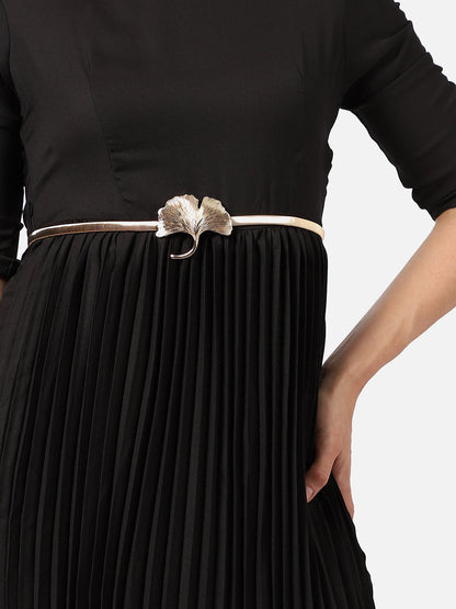 Gold Solid Waist Belt