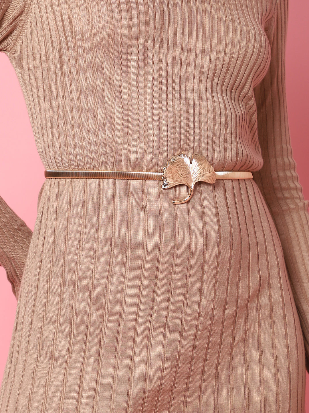 Gold Solid Waist Belt