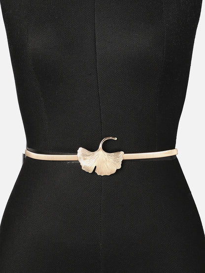 Gold Solid Waist Belt
