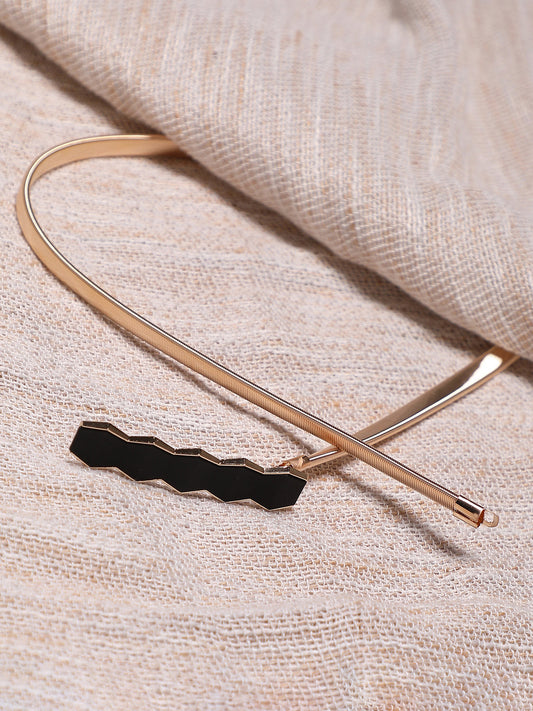 Gold Solid Waist Belt