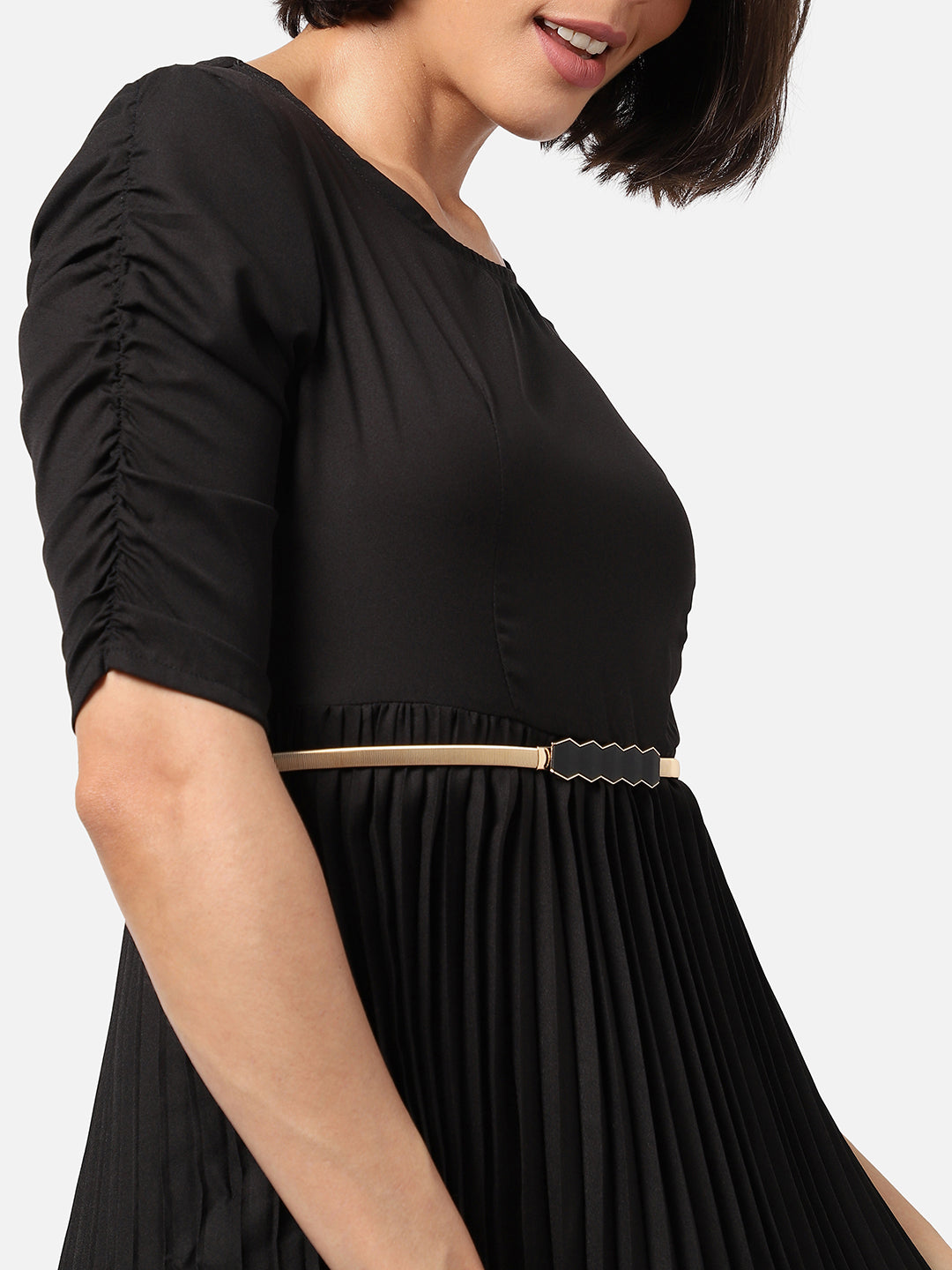 Gold Solid Waist Belt