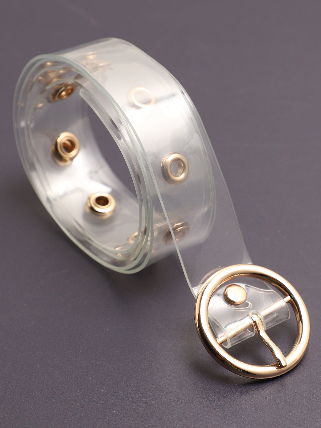Transparent Solid Waist Belt