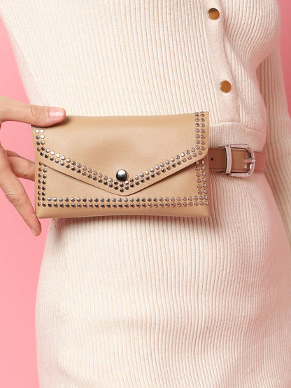 Roberta Beige Waist Pouch