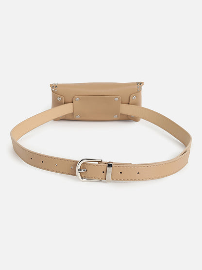Roberta Beige Waist Pouch