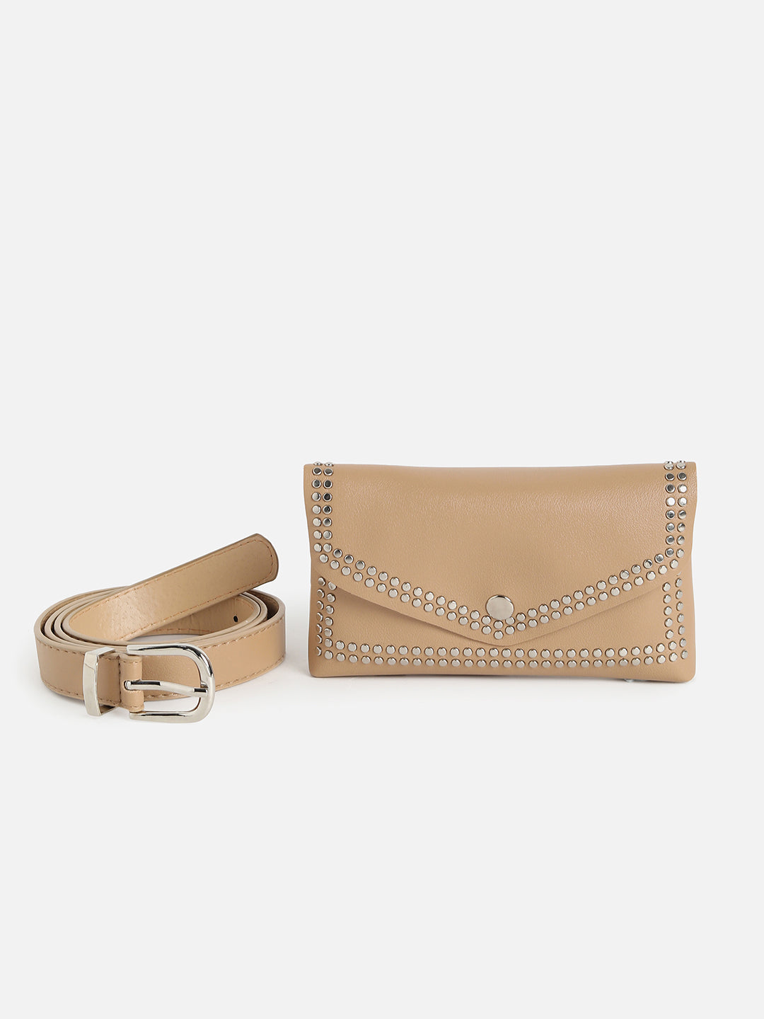 Roberta Beige Waist Pouch