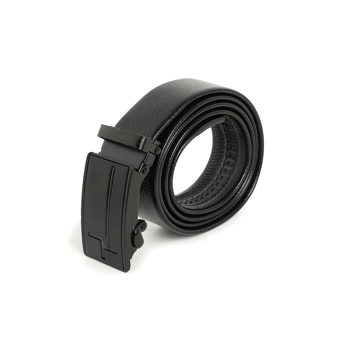 Men Black Solid Waist Belt