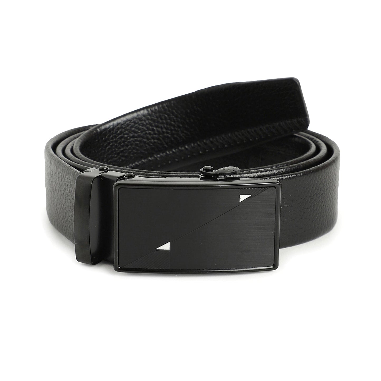 Men Black Solid Waist Belt
