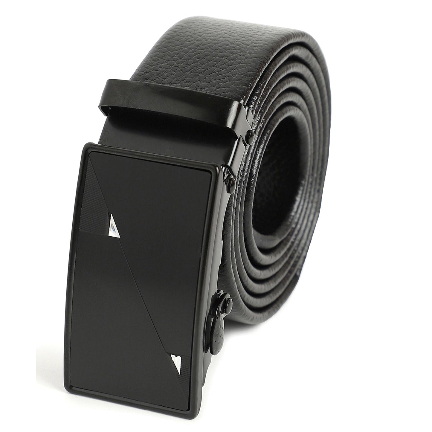 Men Black Solid Waist Belt