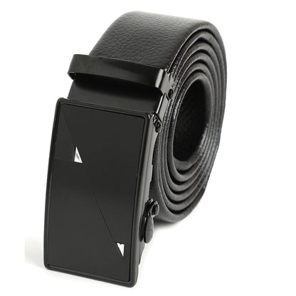 Men Black Solid Waist Belt